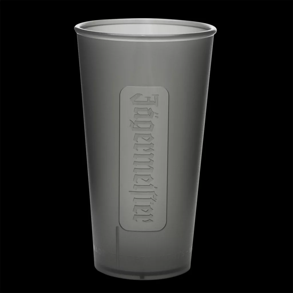 Kunststoff-Mehrwegbecher Jägermeister schwarz